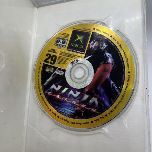 March 2004 Official Xbox Demo Disc #29 Breakdown Ninja Gaiden Tenchu Top Spin - Picture 6 of 8